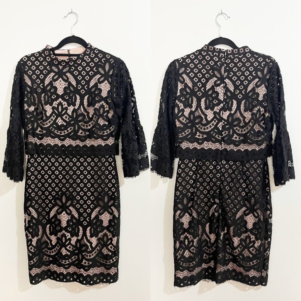 Elegant Black Lace Dress